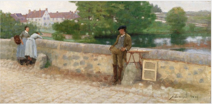 Grez-sillalla - John Lavery