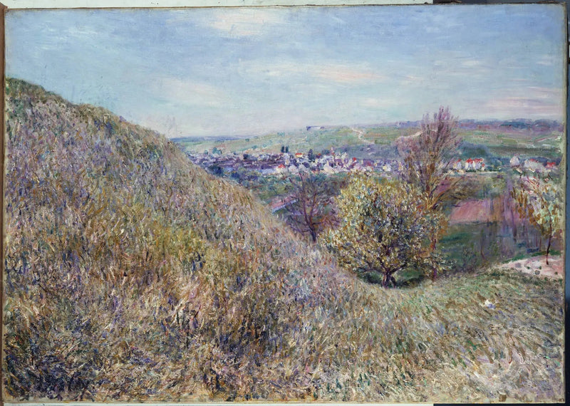 Moretin kukkuloilla keväällä - Aamu - Alfred Sisley