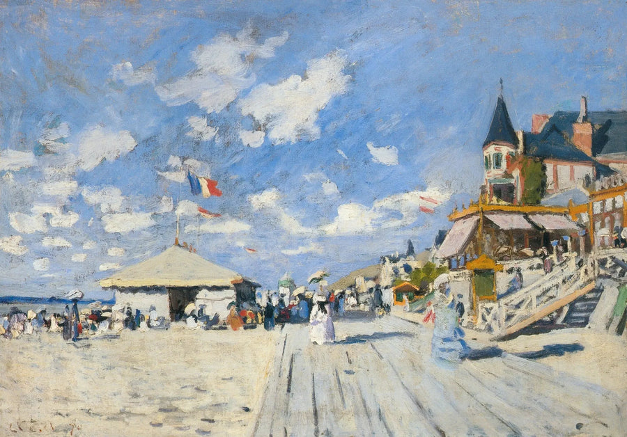 Trouvillen laudoilla - Claude Monet