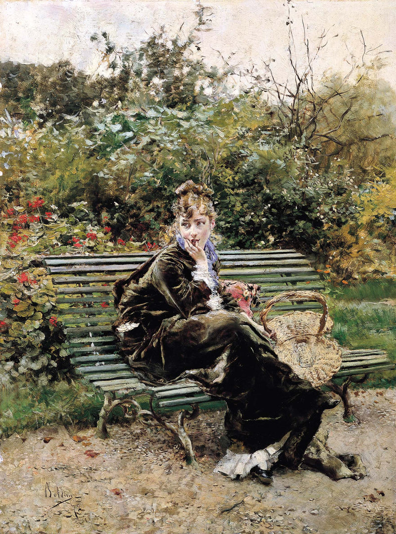 Penkillä Boisissa - Giovanni Boldini