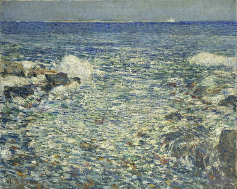 Surf, Shoals Island - Childe Hassam