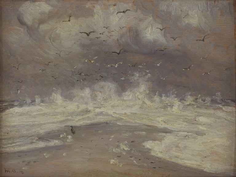 Surffausta Jyllannin pohjoisrannikolla - Michael Peter Ancher