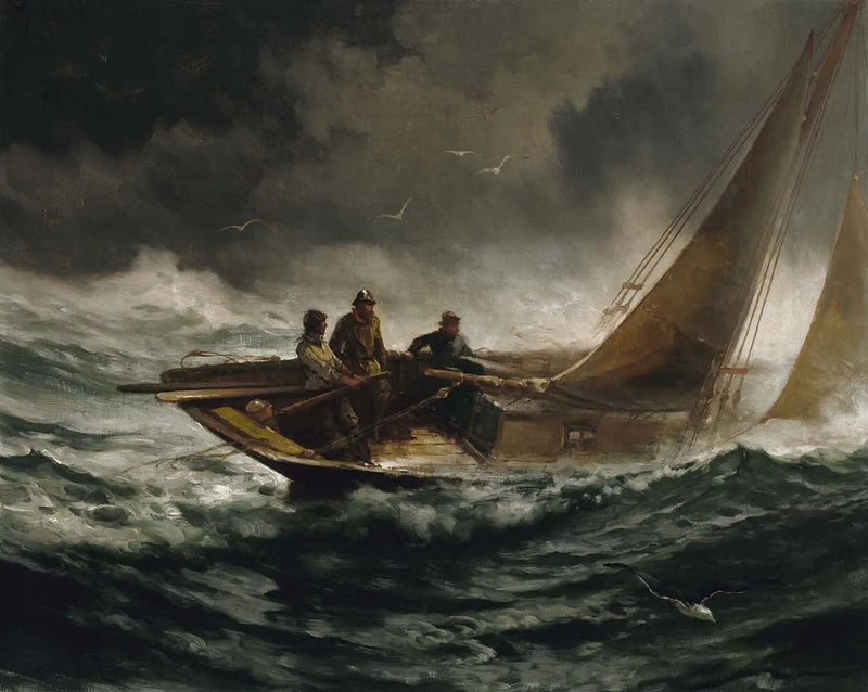 Voittaa myrsky - Edward Moran