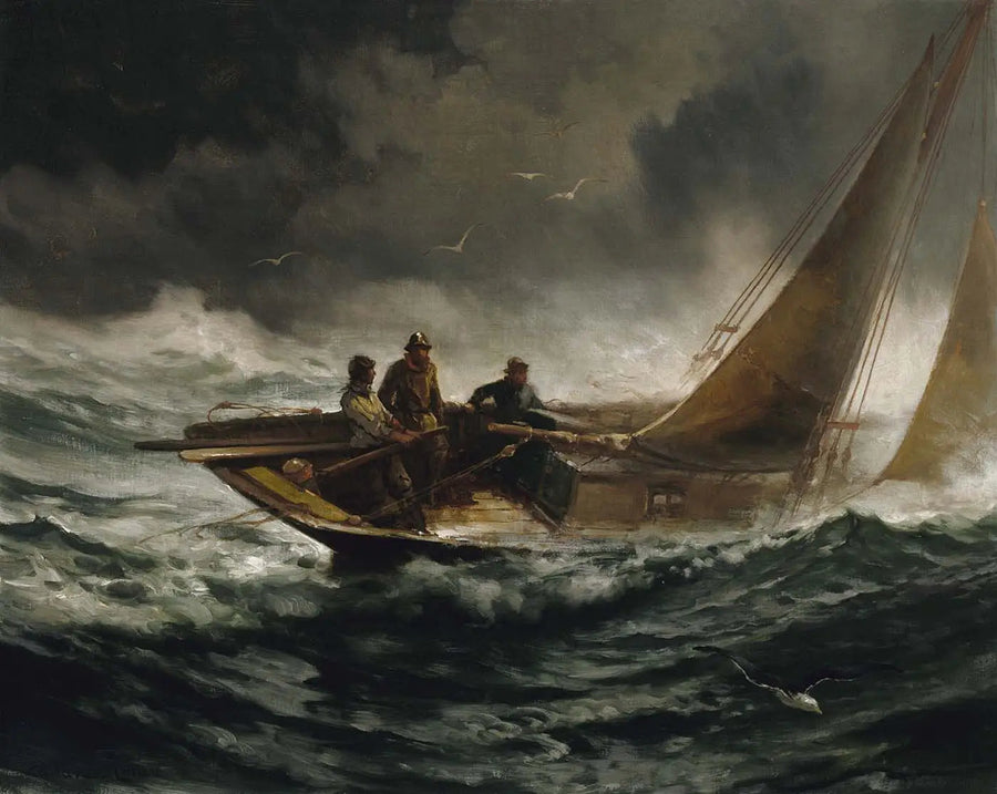 Voittaa myrsky - Edward Moran