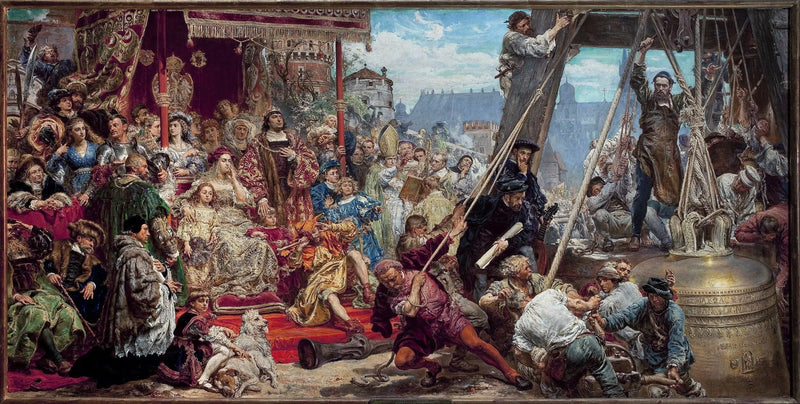 Sigismondin kellon ripustus - Jan Matejko