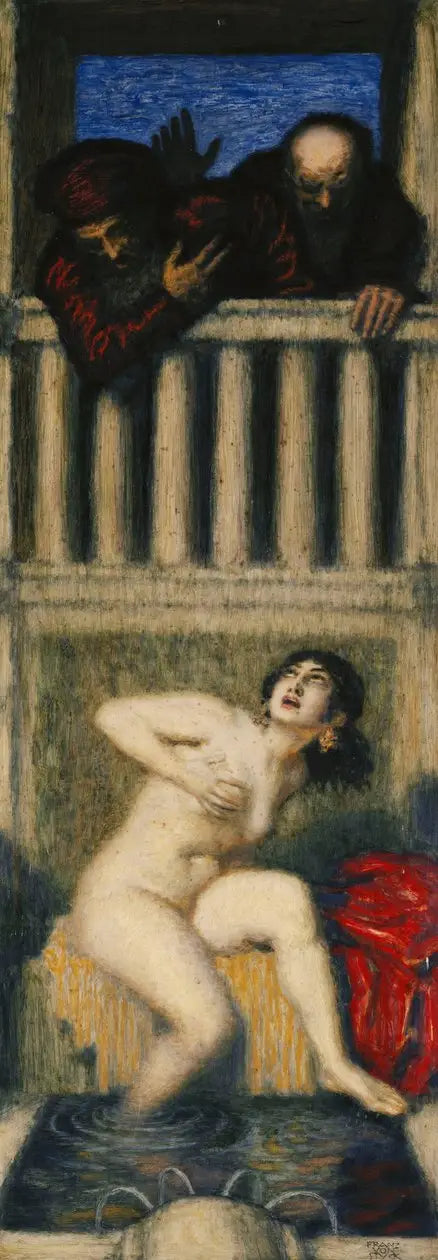Suzanne ja kaksi vanhusta - Franz von Stuck