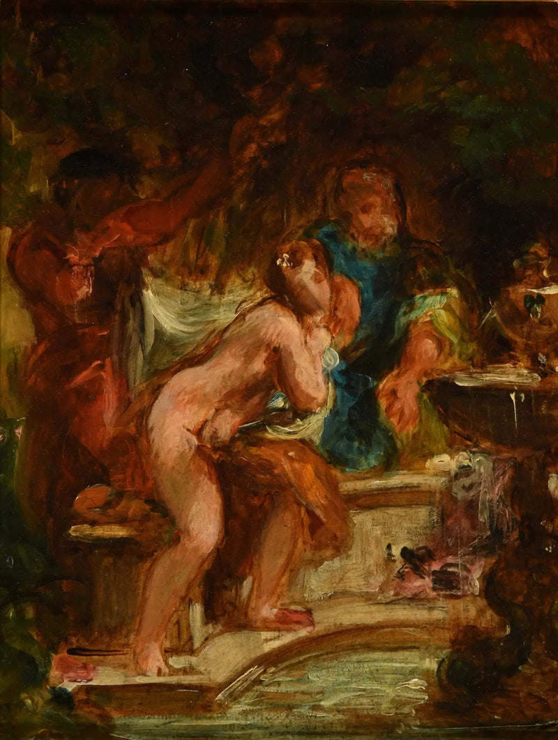Suzanne ja vanhukset - Eugène Delacroix