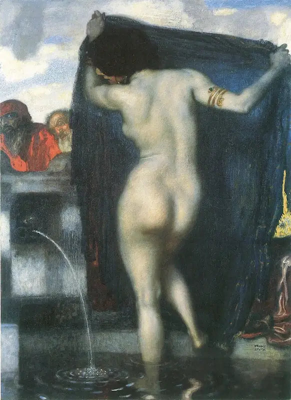 Suzanne ja vanhukset - Franz Von Stuck