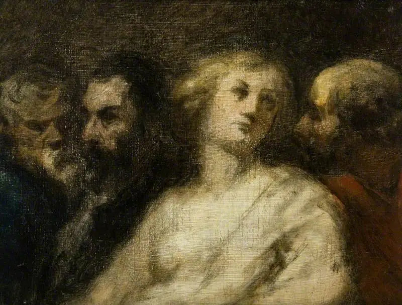 Suzanne ja vanhukset - Honoré Daumier
