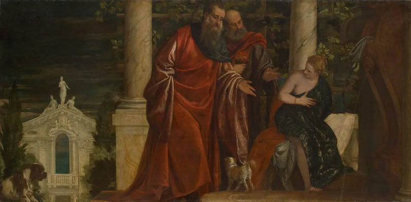 Suzanne ja vanhukset - Paul Véronèse