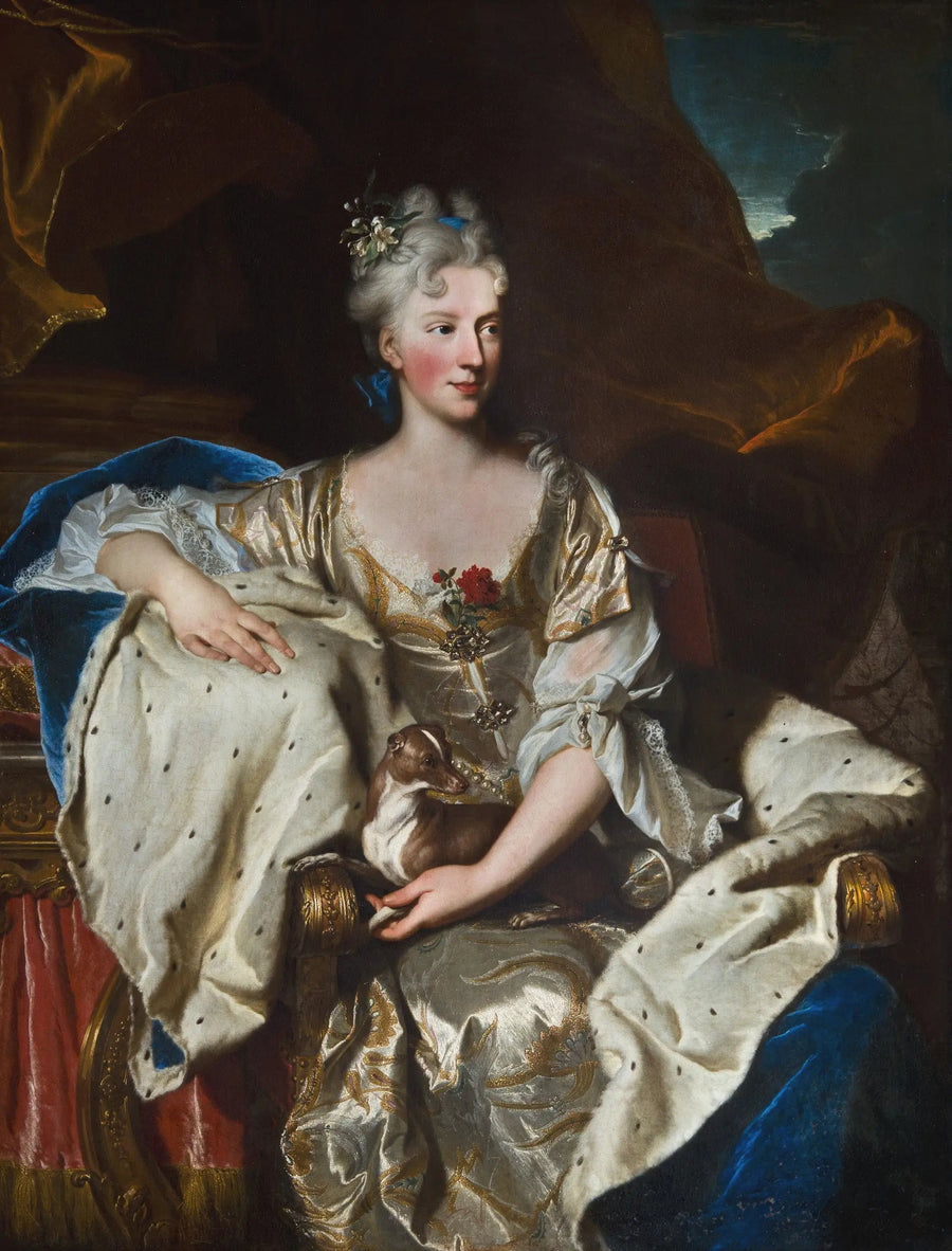 Suzanne-Henriette d'Elbeuf, Mantovan herttuatar - Hyacinthe Rigaud