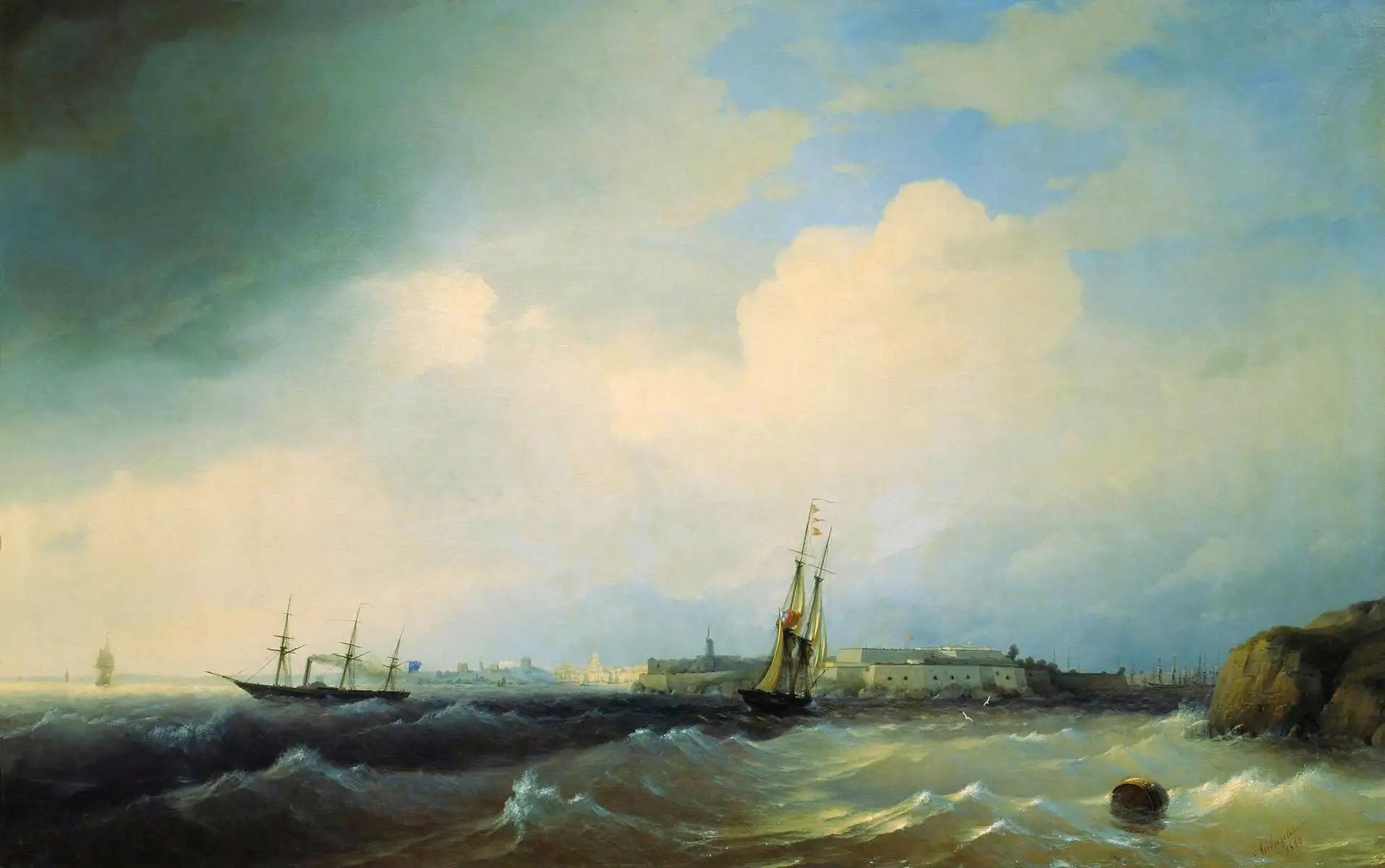 Sveaborg - Ivan Aïvazovski - Alpha Reproduction