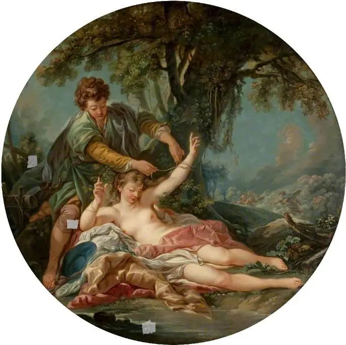 Sylvia pelastettu Amintaksilta - François Boucher