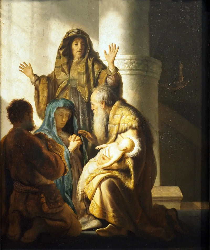 Syméon temppelissä - Rembrandt