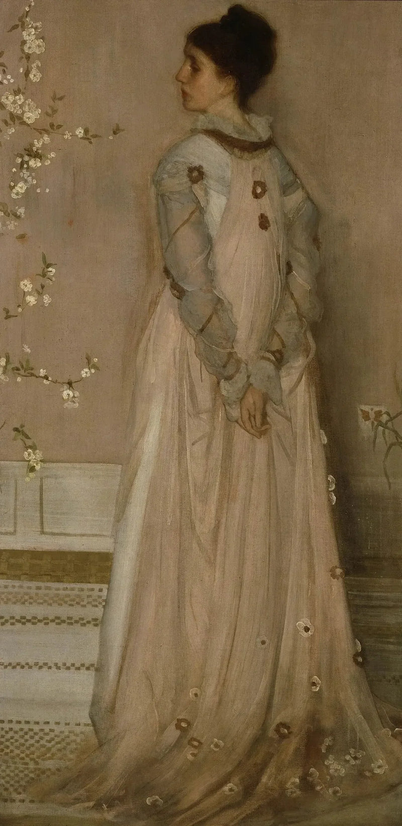 Värisymfonia tuoli ja ruusu - James Abbott McNeill Whistler