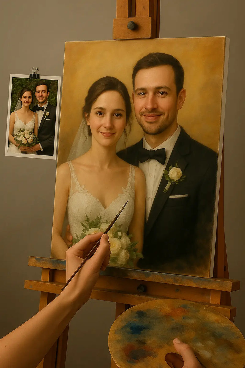 💍 Räätälöitävä häämaalaus