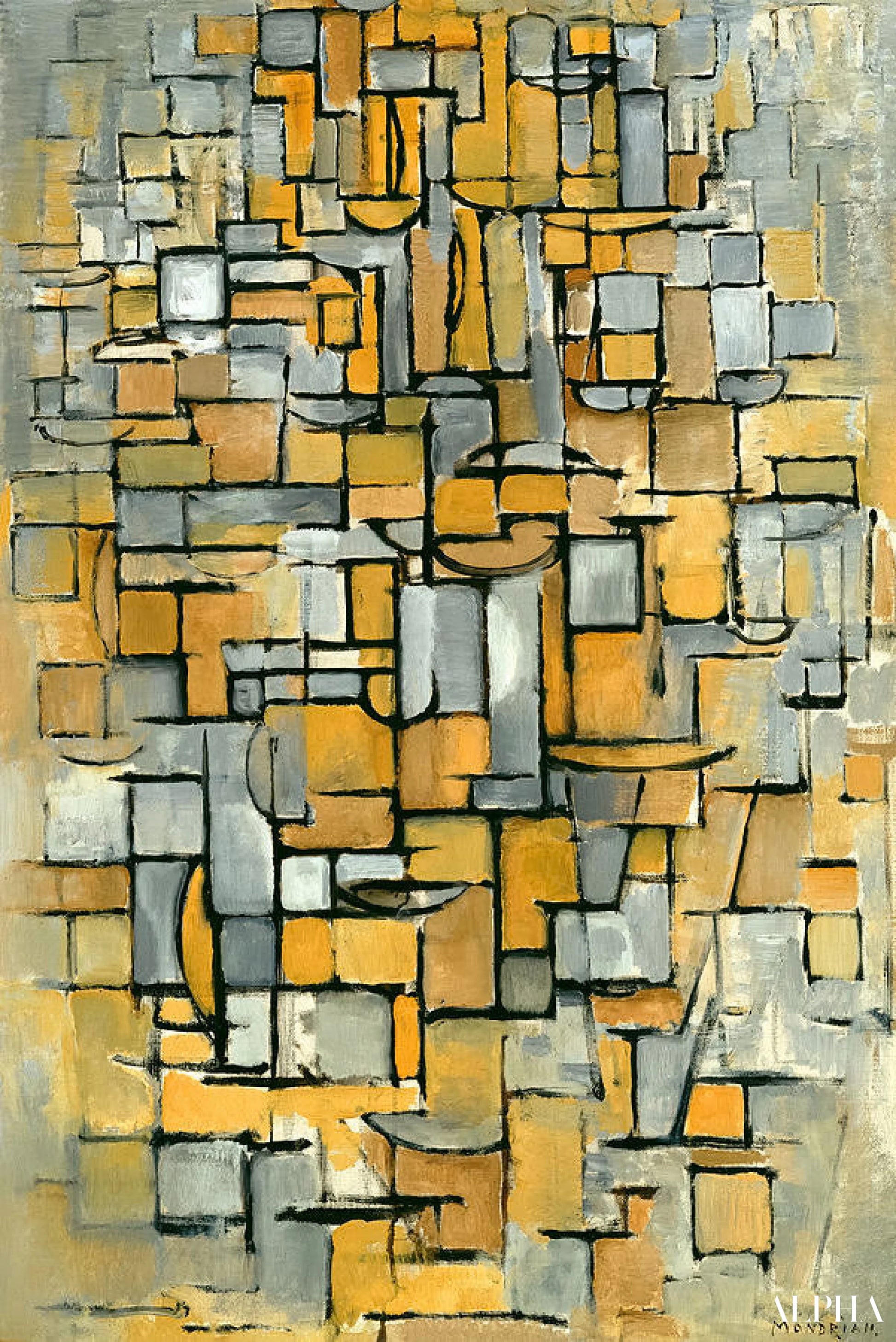 Taulu I - Mondrian - Taulujen ja korkealaatuisten maalauksien reproduktiot