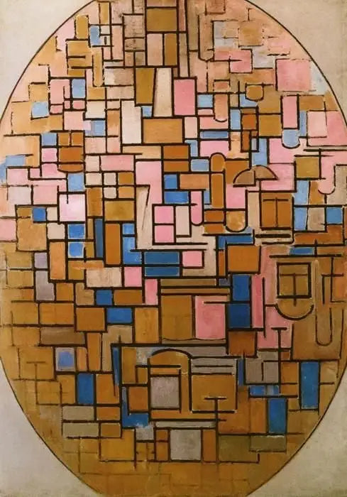 Taulu III: Ovaali koostumus - Piet Mondrian