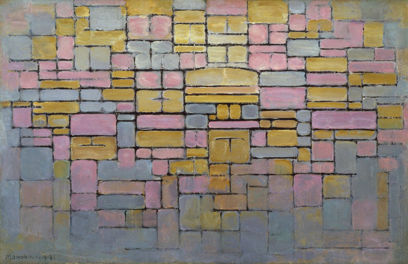Taulu nro 2 / Koostumus nro V - Piet Mondrian