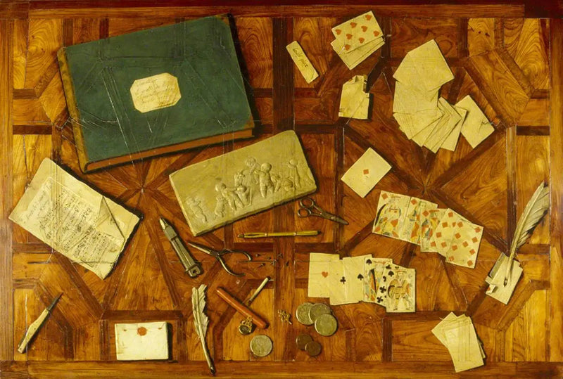 Pöytäpinta en trompe-l'œil - Louis-Léopold Boilly