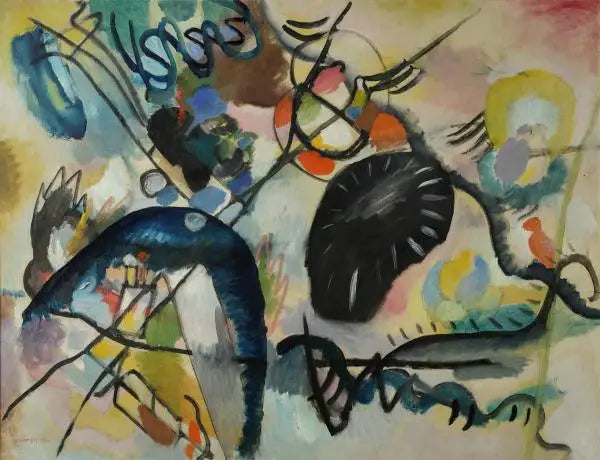 Musta tahra 1 - Vassily Kandinsky