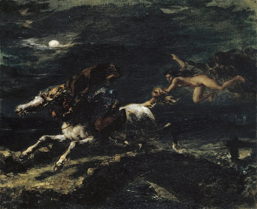 Tam O'Shanter noitien jahtaamana - Eugène Delacroix