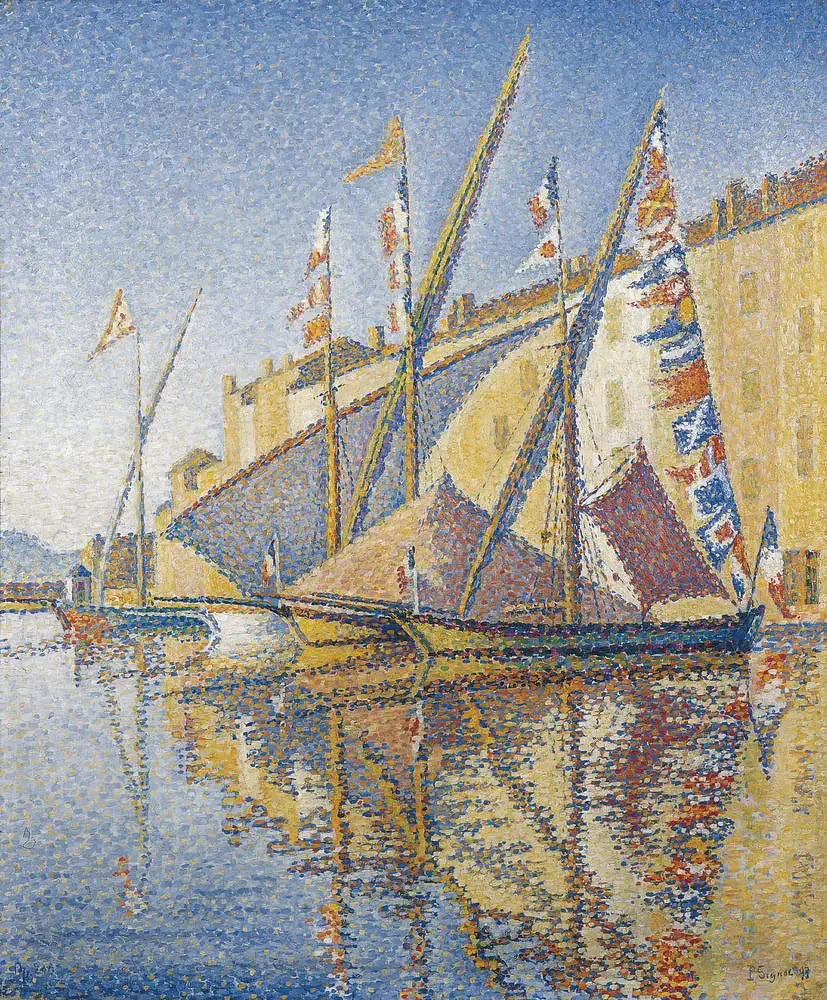 Koristellut tartanit - Paul Signac