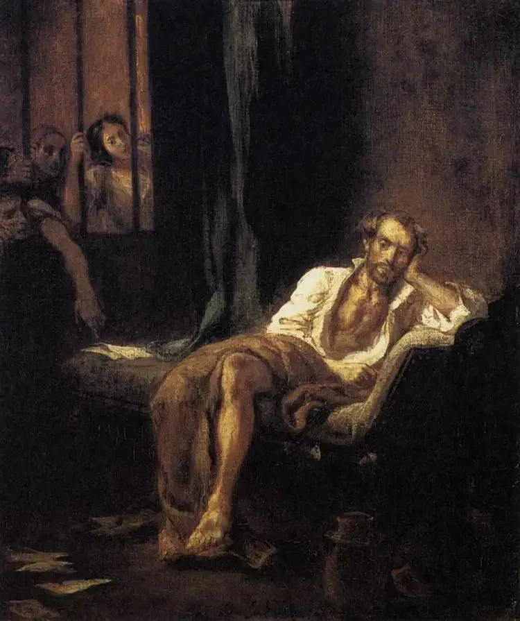 St Anne Ferrara - Eugène Delacroix sairaalassa oleva muki