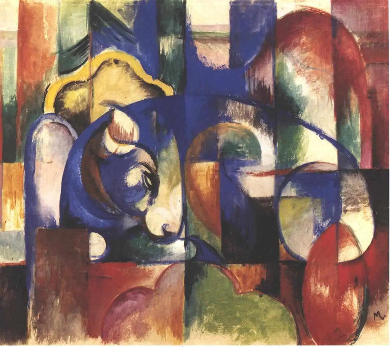 Valehteleva härkä - Franz Marc