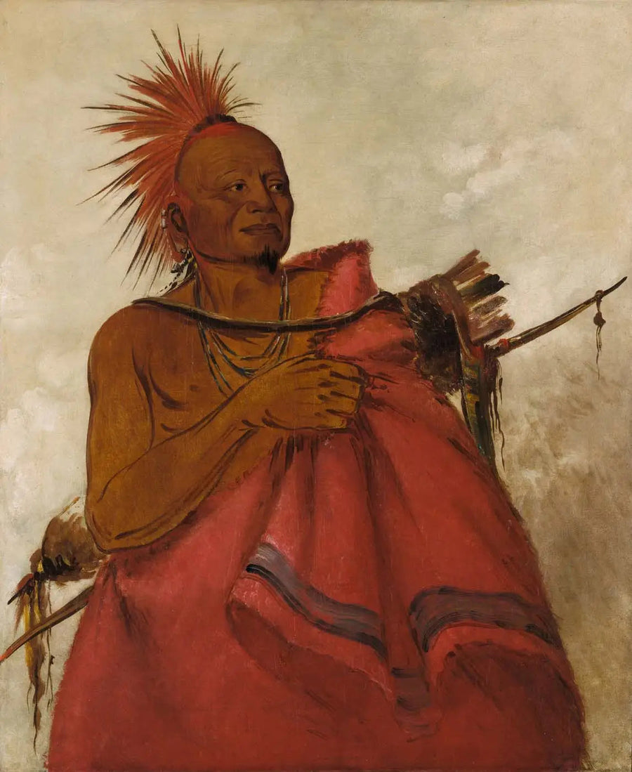 Tcha-tó-ga, Buffa fou, kahden valkoihoisen miehen murhaaja - George Catlin
