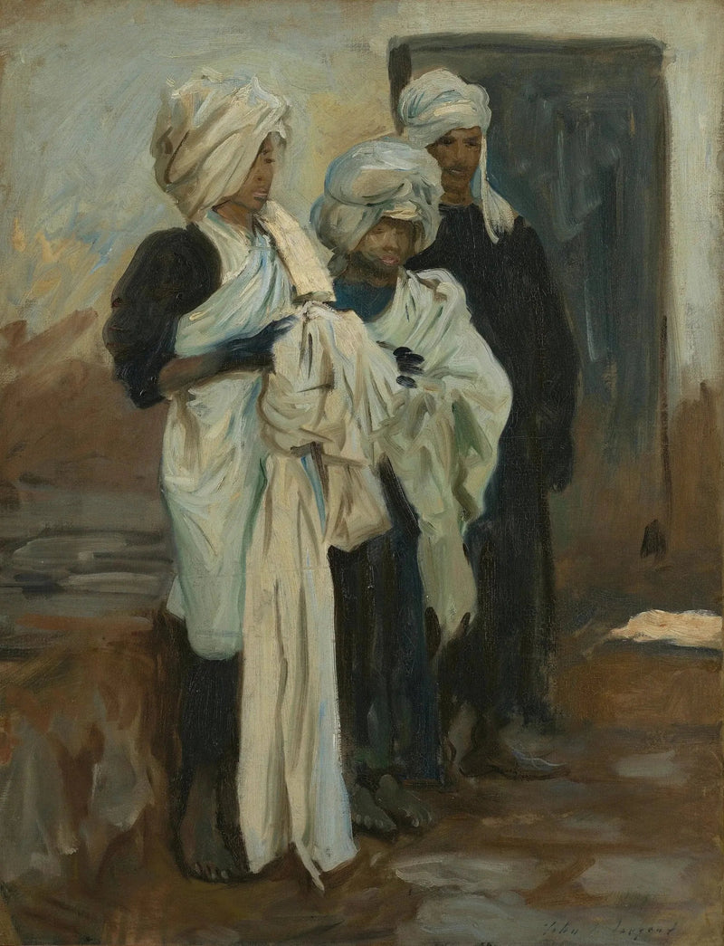 Egyptiläiset indigo-värjääjät - John Singer Sargent