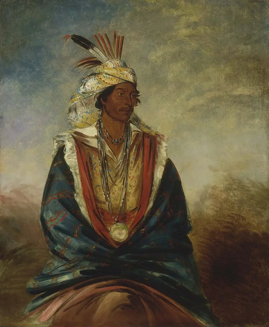 Tel-maz-há-za, arvokas soturi - George Catlin