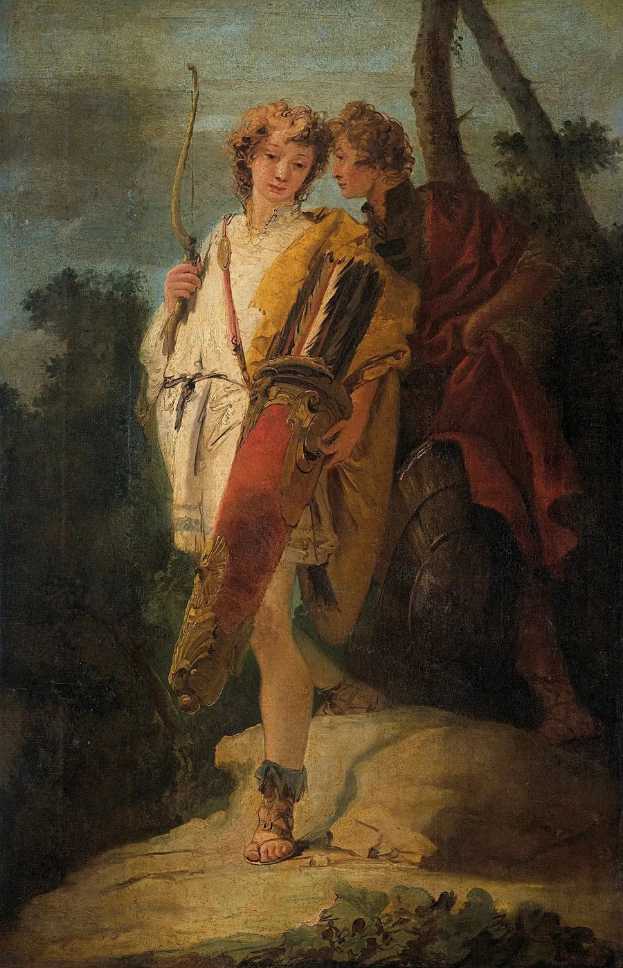 Télémaque ja Mentori - Giovanni Battista Tiepolo