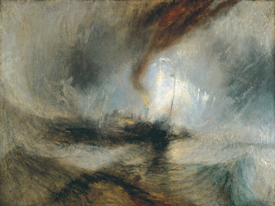 Lumimyrsky merellä - J. M. W. Turner