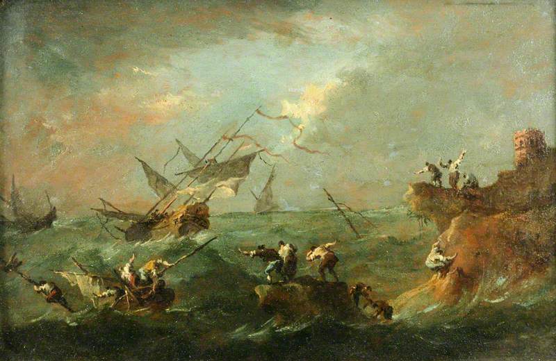 Meren myrsky - Francesco Guardi