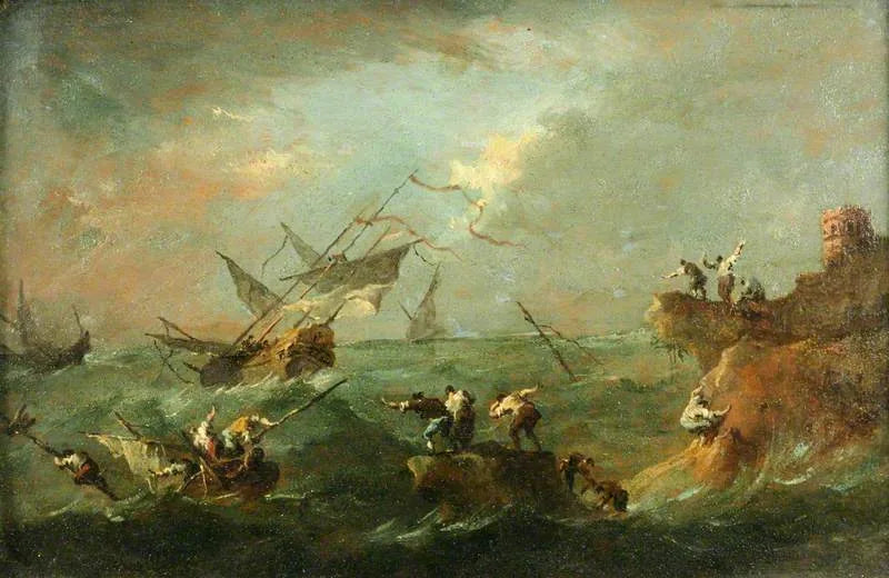 Meren myrsky - Francesco Guardi