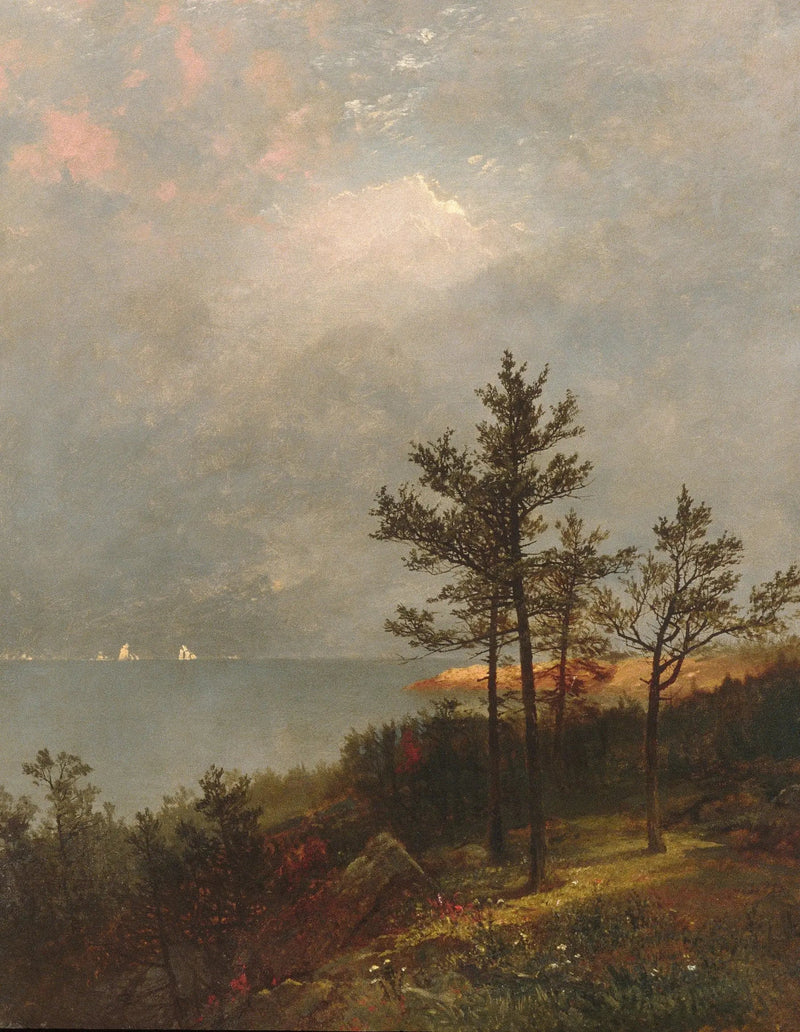 Lähestyvä myrsky Long Islandin salmessa - John Frederick Kensett