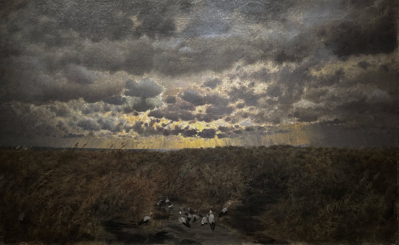 Lähestyvä myrsky - Giuseppe De Nittis