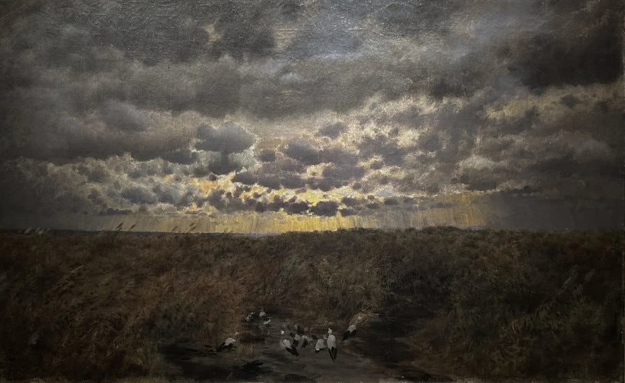 Lähestyvä myrsky - Giuseppe De Nittis