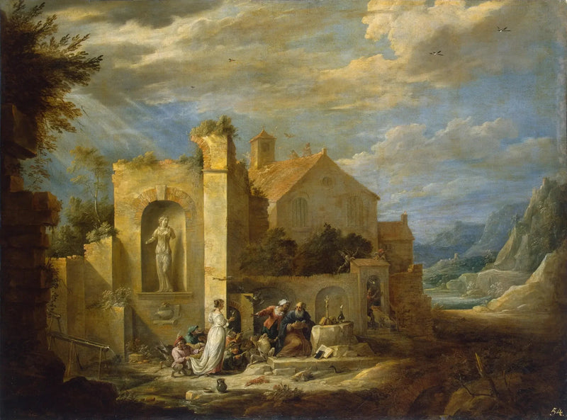 Pyhä Antoniuksen kiusaus - David Teniers nuorempi