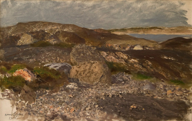 Kivinen maasto - Bruno Liljefors