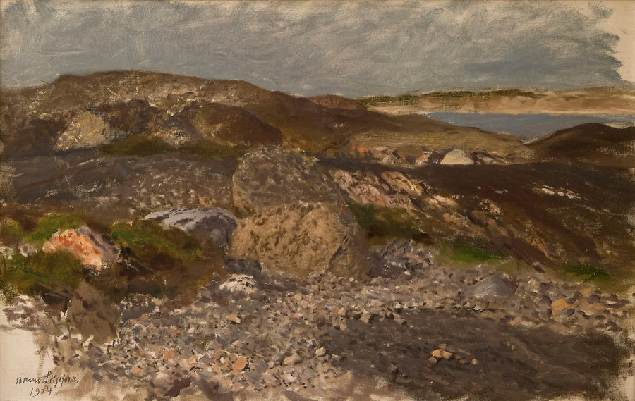 Kivinen maasto - Bruno Liljefors