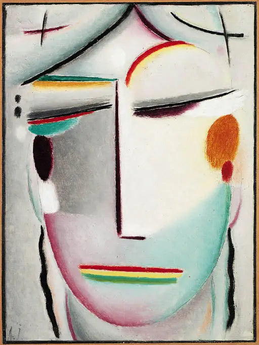 Abstrakti pää - Alexej von Jawlensky
