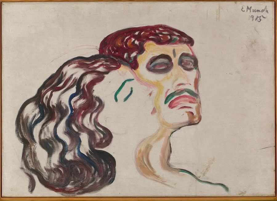 Pää vastakkain - Edvard Munch