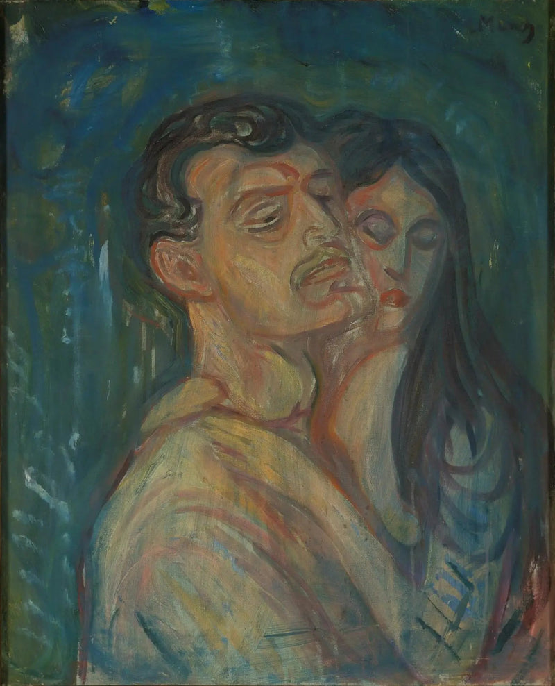 Pää vastakkain - Edvard Munch