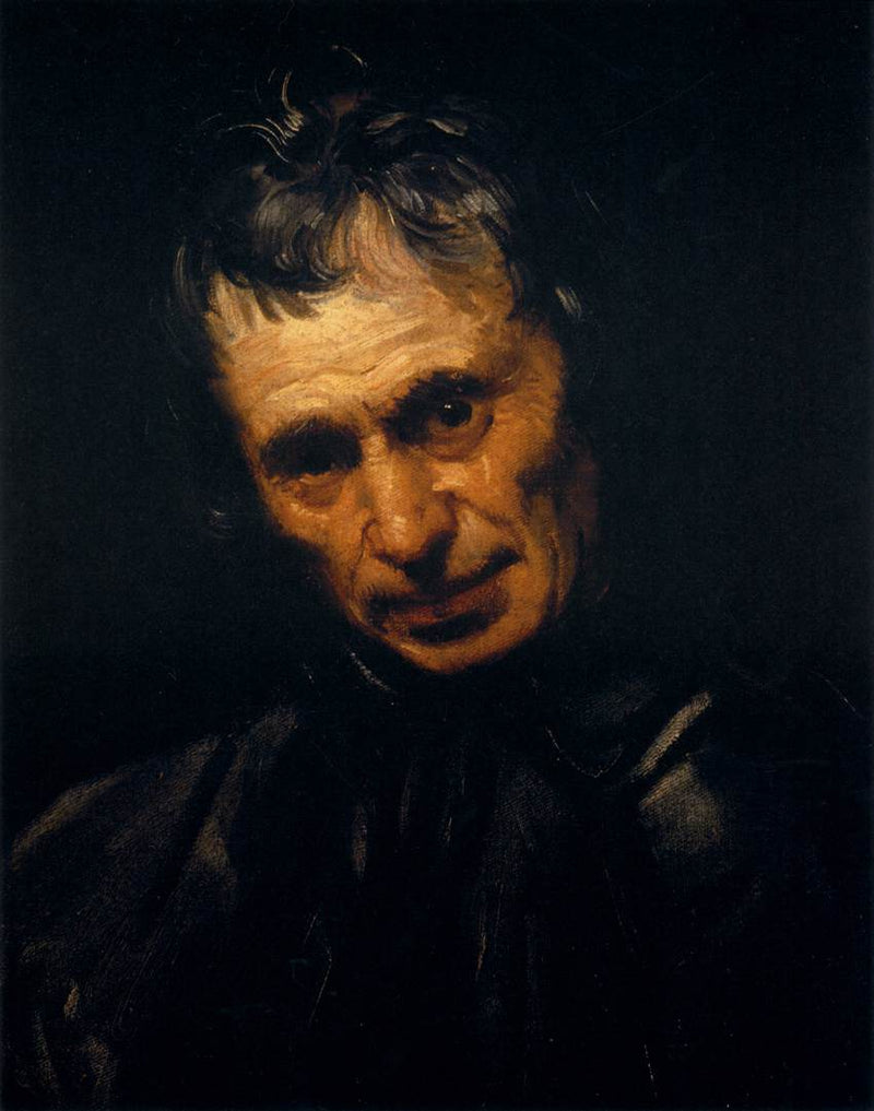 Miehen pää - Annibale Carracci