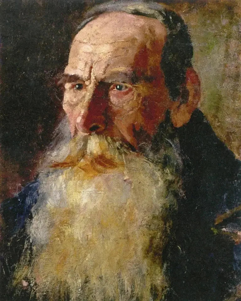 Partaista miehen pää - Edvard Munch