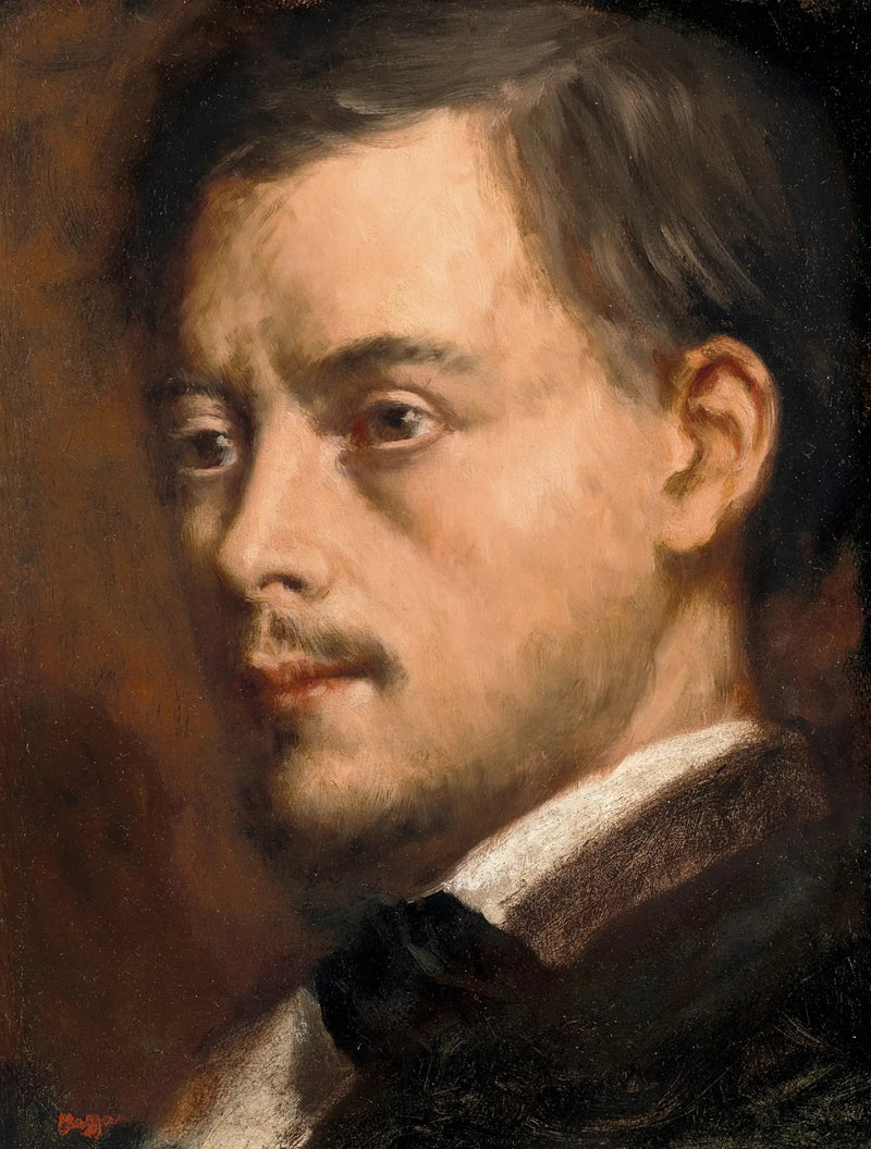 Miehen pää - Edgar Degas