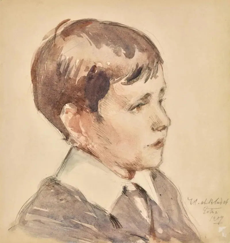 Tytön pää - Francis Cadell