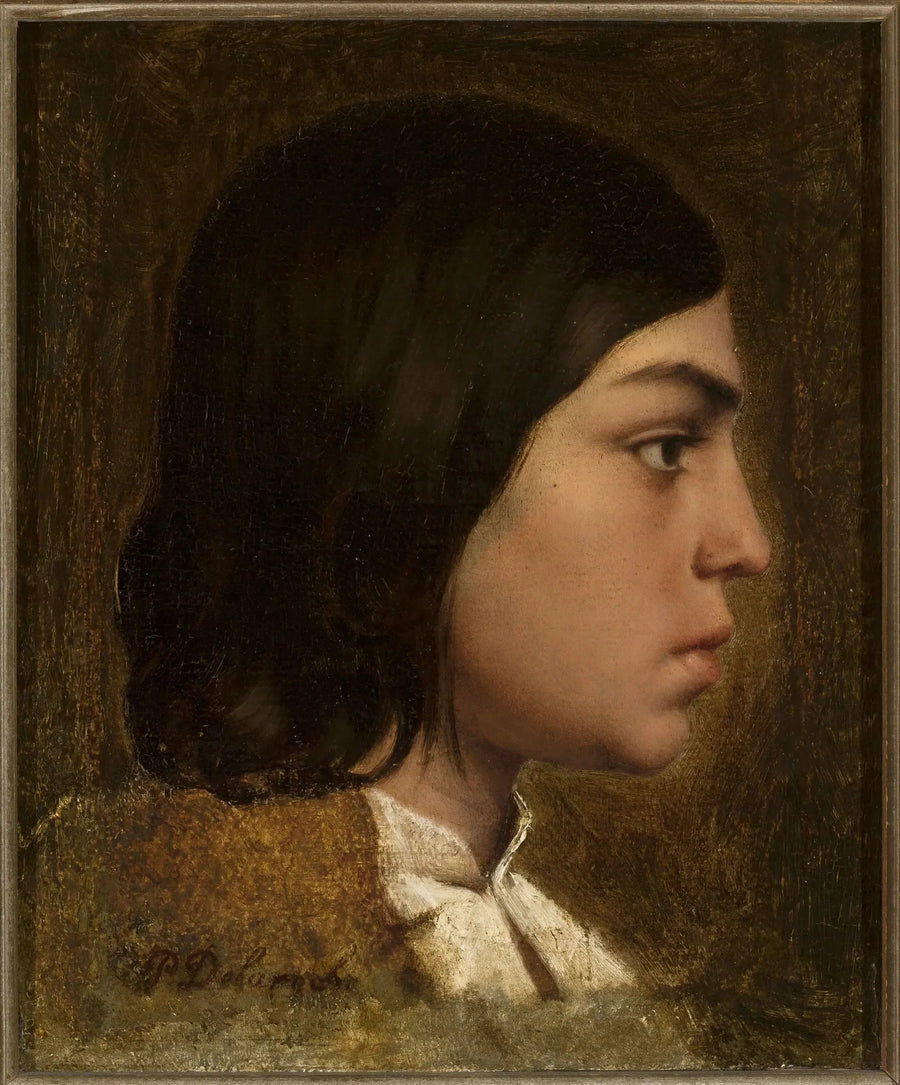Pojan pää. - Paul Delaroche